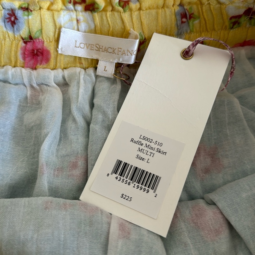 LoveShackFancy Ruffle Mini Skirt - Picture 4 of 4